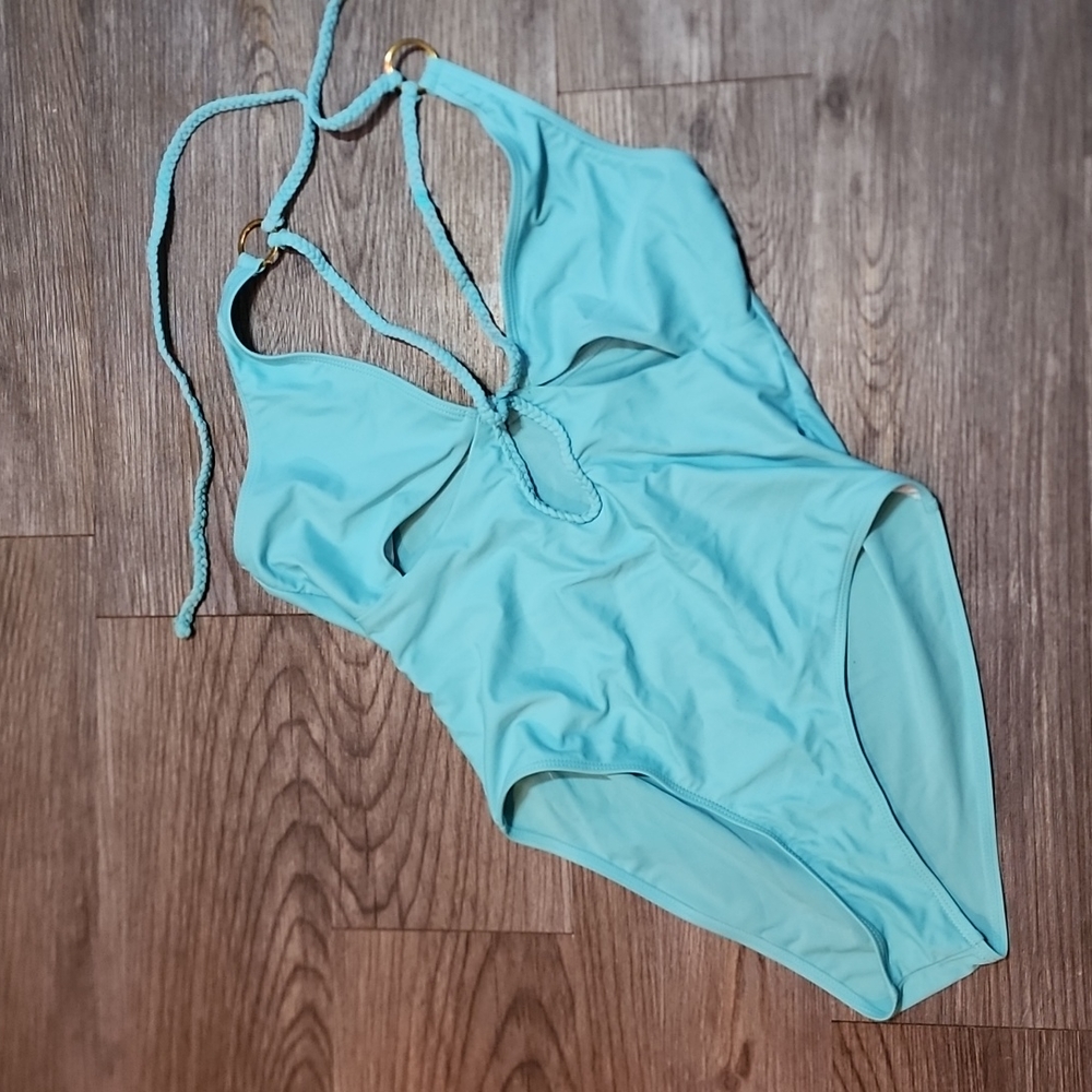 Blue swimsuit